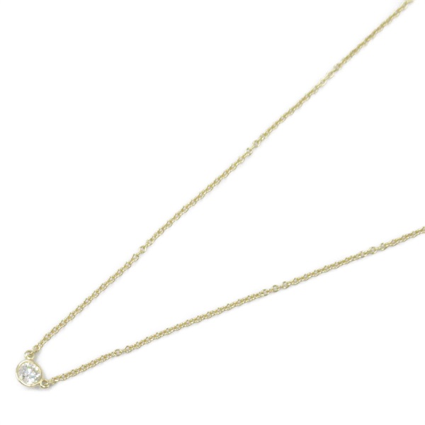 TIFFANY＆CO By the Yard Diamond Necklace Pendant 18KYG Yellow Gold Used women