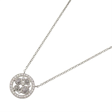TIFFANY＆CO Cobblestone Diamond Necklace pendant Pt950 Platinum Used women