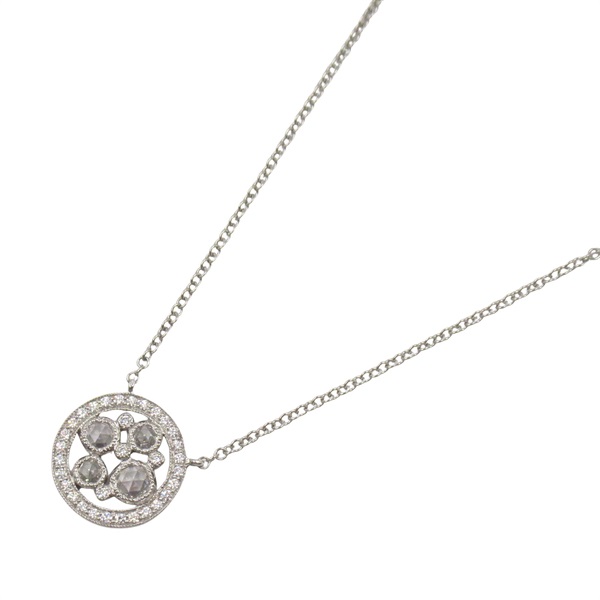 TIFFANY＆CO Cobblestone Diamond Necklace pendant Pt950 Platinum Used women