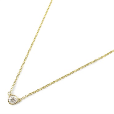 TIFFANY＆CO By the Yard Diamond Necklace Pendant 18KYG Yellow Gold Used women