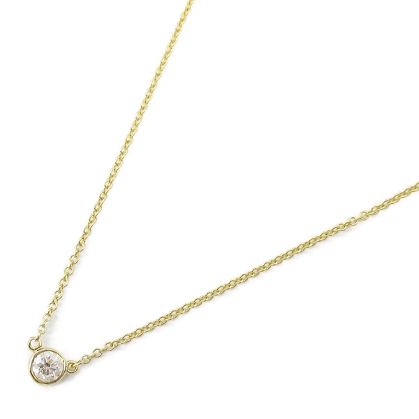 TIFFANY＆CO By the Yard Diamond Necklace Pendant 18KYG Yellow Gold Used women
