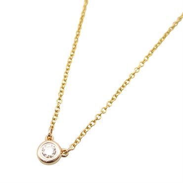 TIFFANY＆CO By the Yard Necklace Diamond 18KPG Pink Rose Gold Used women