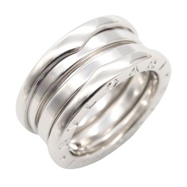 BVLGARI B-zero1 Ring 18KWG White Gold Used unisex US size 4.5 #48
