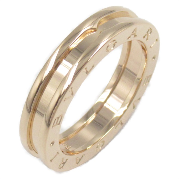 BVLGARI B-zero1 ring 1 band 18KPG Pink Rose Gold Used Unisex Us size 8.5 #58