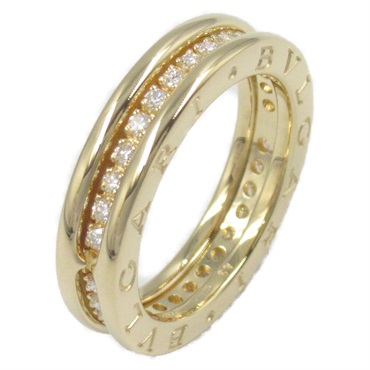 BVLGARI B-zero1 Diamond 1 Band Ring 18KYG Yellow Gold Used women US size 6.25