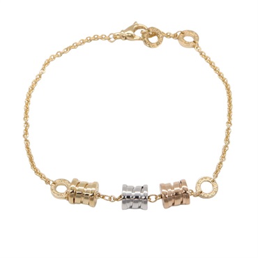 BVLGARI B-zero 1 Element Bracelet 18KYG Yellow 18KWG White 18KPG Gold Used women
