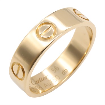 CARTIER Love Ring 18KYG Yellow Gold Used unisex US size 7.75 #56