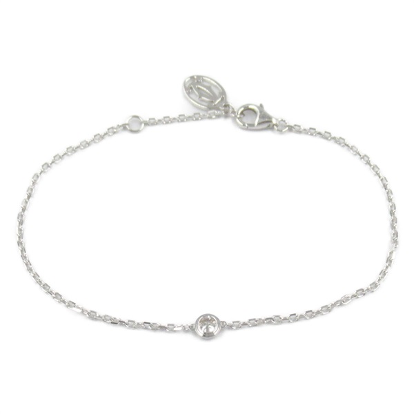 CARTIER D'amour Bracelet SM 18KWG White Gold diamond Used Women