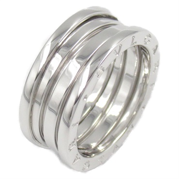 BVLGARI B-zero 1 Ring 18KWG White Gold Used unisex US size 8 #57