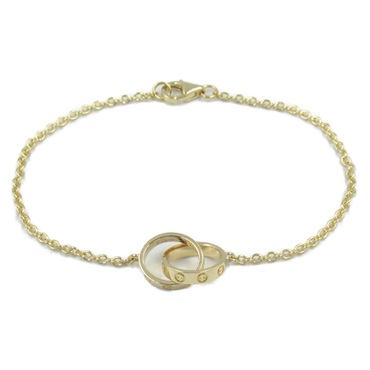 CARTIER Baby Love Bracelet 18KYG Yellow Gold Used Women