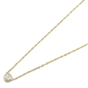 CARTIER D'amour Necklace LM Diamond 18KYG Yellow Gold Used women Pendant