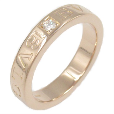 BVLGARI B-zero 1 Ring 1P Diamond 18KPG Pink Rose Gold Used women US size 6