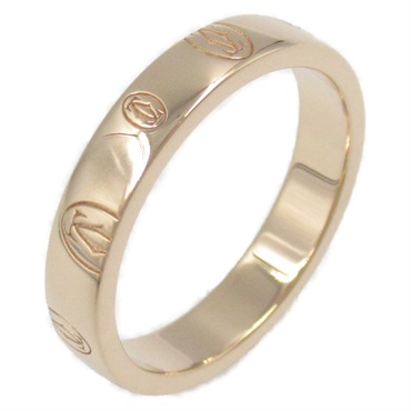 CARTIER Happy birthday Ring 18KPG Pink Rose Gold Used women US size 6.75 #54