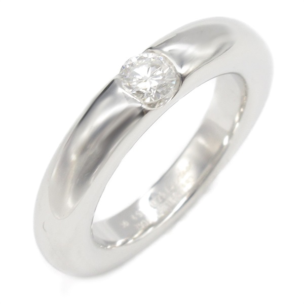 CARTIER Ellipse Ring Diamond 18KWG White Gold Used women US size 5