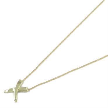 TIFFANY＆CO Paloma Picasso Graffiti X Necklace 18KYG Yellow Gold Used women