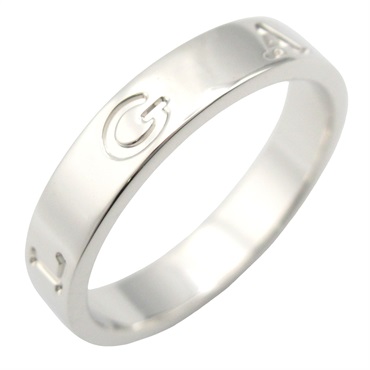 BVLGARI B-zero1 Essential Ring 18KWG White Gold Used women US size 6.5 #51