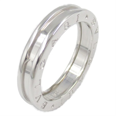 BVLGARI B-zero 1 Ring 1 band 18KWG White Gold Used unisex US size 9.25 #60