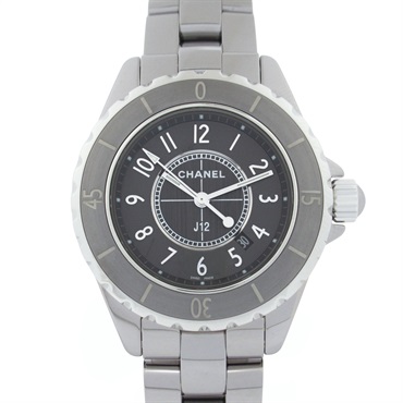 CHANEL J12 Chromatic Wrist Watch H2978 Quartz titanium ceramic Used Women CC
