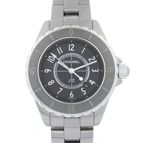 CHANEL J12 Chromatic Wrist Watch H2978 Quartz titanium ceramic Used Women CC