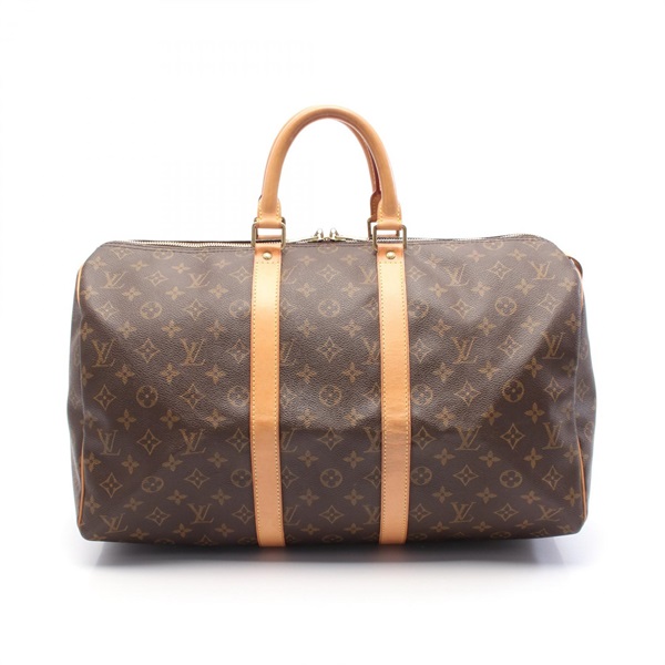 LOUIS VUITTON Keepall 45 Hand bag M41428 Monogram canvas Brown Used unisex LV