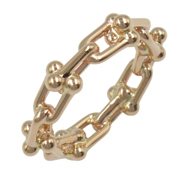 TIFFANY＆CO Hardware Micro Ring 18KRG Pink Rose Gold Used women US size 3.75