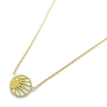 Dior Rose Celeste Diamond Necklace Pendant 18KYG Yellow Gold Used women