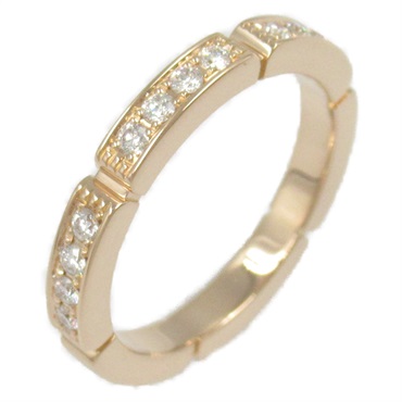 CARTIER Mayon PANTHERE Ring 12P Diamond 18KPG Gold Used US size 4.5 women #48