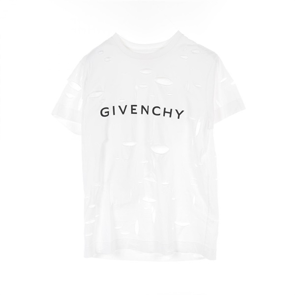 GIVENCHY logo T-shirt #XXS short sleeves cotton White Used mens
