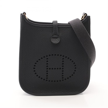 HERMES Evelyne TPM Amazon Shoulder crossbody Bag W Taurillon Clemence Caban GHW