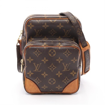 LOUIS VUITTON Amazon crossbody Shoulder Bag M45236 Monogram Brown Used Women LV