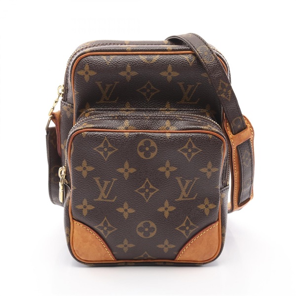 LOUIS VUITTON Amazon crossbody Shoulder Bag M45236 Monogram Brown Used Women LV