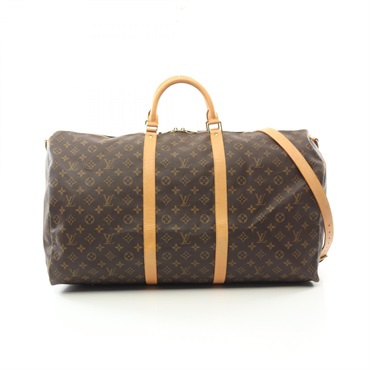LOUIS VUITTON Keepall Bandouriere 60 travel hand bag M41412 Monogram leather LV