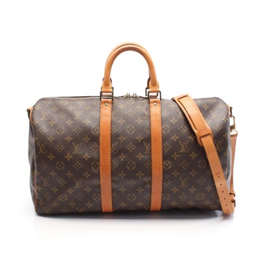 LOUIS VUITTON Keepall Bandouliere 45 2way Hand bag M41418 Monogram Used unisex