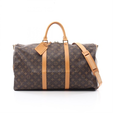 LOUIS VUITTON Keepall Bandrouriere 50 travel hand bag M41416 Monogram leather LV