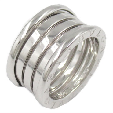 BVLGARI B-zero 1 Ring 18KWG White Gold Used unisex US size 5.25 #50
