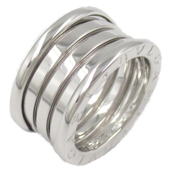 BVLGARI B-zero 1 Ring 18KWG White Gold Used unisex US size 5.25 #50