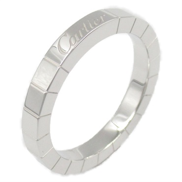 CARTIER Laniere Ring 18KWG White Gold Used unisex US size 7 #54