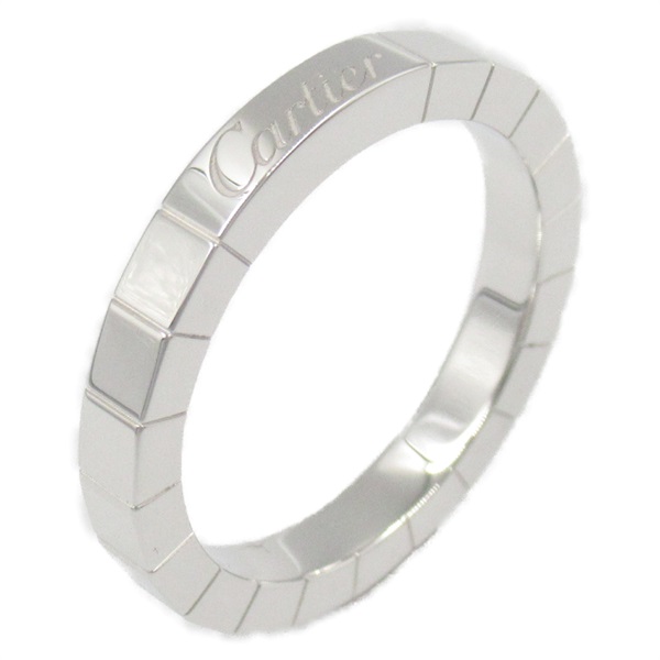 CARTIER Laniere Ring 18KWG White Gold Used unisex US size 7 #54