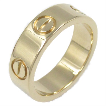 CARTIER Love Ring 18KYG Yellow Gold Used women US size 4.75#49
