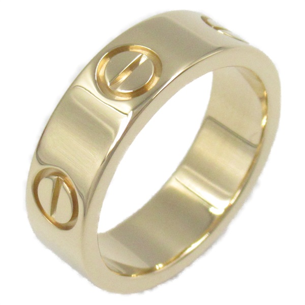 CARTIER Love Ring 18KYG Yellow Gold Used women US size 4.75#49