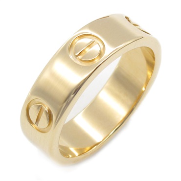 CARTIER Love Ring 18KPG Pink Rose Gold Used unisex Us size 5.25 #50