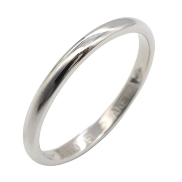 CARTIER Wedding Ring Pt950 Platinum Used Unisex US size 5.5 #51