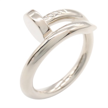 CARTIER Juste un Clou Ring 18KWG White Gold Used Women US size 5 #49