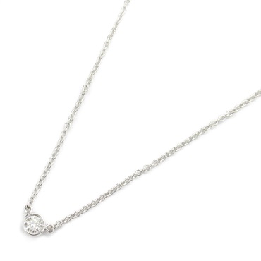 TIFFANY＆CO By the Yard Diamond Necklace Pendant Pt950 Platinum Used women