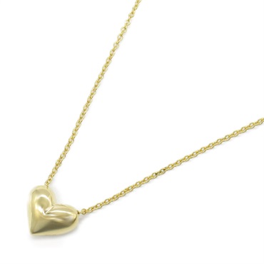 TIFFANY＆CO Pinched Heart Necklace 18KYG Yellow Gold Used women Pendant