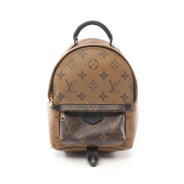 LOUIS VUITTON Palm Springs Backpack Mini M44872 Monogram Reverse canvas used LV