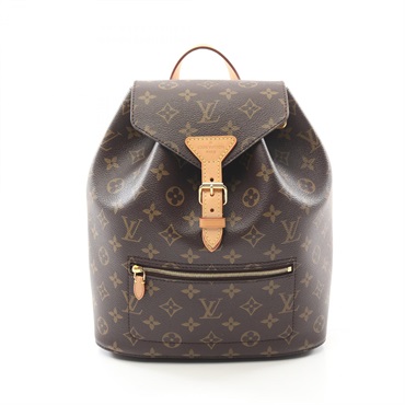 LOUIS VUITTON Montsouris Backpack M43431 Monogram canvas Brown Used Women LV