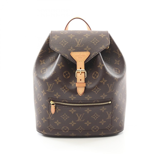 LOUIS VUITTON Montsouris Backpack M43431 Monogram canvas Brown Used Women LV