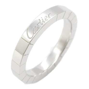 CARTIER Laniere Ring 18KWG White Gold Used Unisex Us size 6 #52