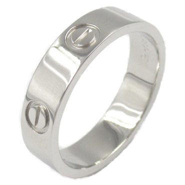 CARTIER Love Ring Pt950 Platinum Used Unisex US size 9.5 #59